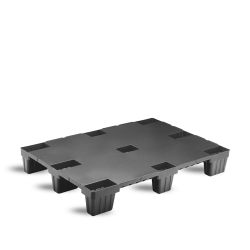 Palette plastique 1200x800 pleine pour l'exportation