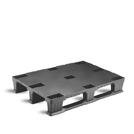 Palette plastique 1200x800 pleine pour l'exportation Palette plastique 1200x800 pleine pour l'exportation