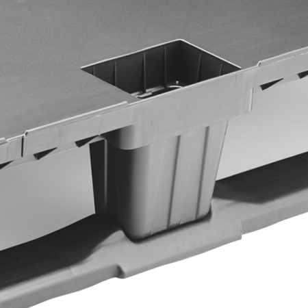 Palette plastique 1200x800 pleine pour l'exportation Palette plastique 1200x800 pleine pour l'exportation