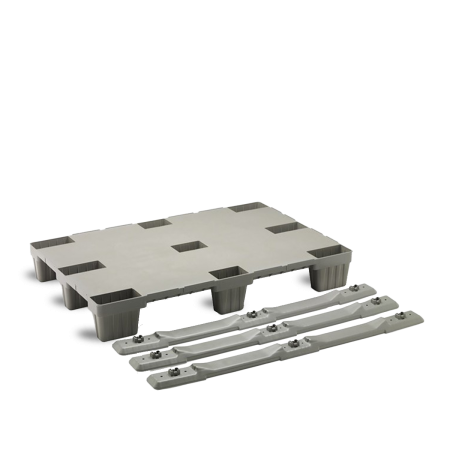 Palette plastique 1200x800 pleine pour l'exportation Palette plastique 1200x800 pleine pour l'exportation