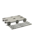 Palette plastique 1200x800 pleine pour l'exportation Palette plastique 1200x800 pleine pour l'exportation