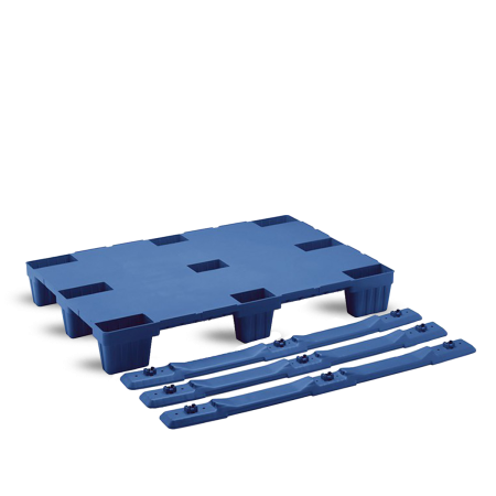 Palette plastique 1200x800 pleine pour l'exportation Palette plastique 1200x800 pleine pour l'exportation
