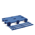 Palette plastique 1200x800 pleine pour l'exportation Palette plastique 1200x800 pleine pour l'exportation