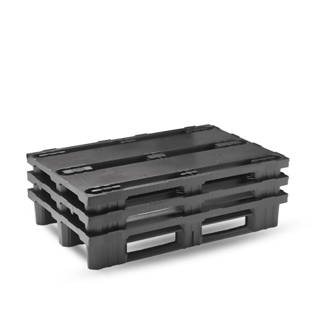 Palette plastique 1200x800 pleine pour l'exportation Palette plastique 1200x800 pleine pour l'exportation