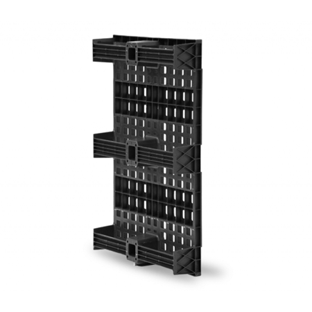Demi-palette plastique 800 x 600 ajourée pour convoyeurs Demi-palette plastique 800 x 600 ajourée pour convoyeurs