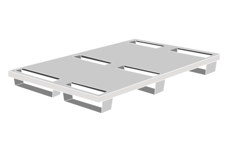 Demi-palette plastique 800 x 600 en PEHD pour l'exportation Demi-palette plastique 800 x 600 en PEHD pour l'exportation