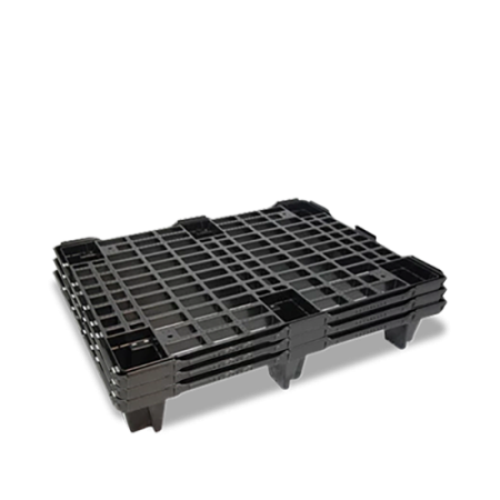 Demi-palette plastique 800x600 perdue pour l'export Demi-palette plastique 800x600 perdue pour l'export