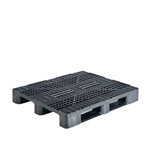 Palette plastique 1200 x 1000 perdue lourde ajourée pour export
