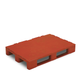 Palette plastique 1200 x 1000 pleine avec renforts métalliques Palette plastique 1200 x 1000 pleine avec renforts métalliques
