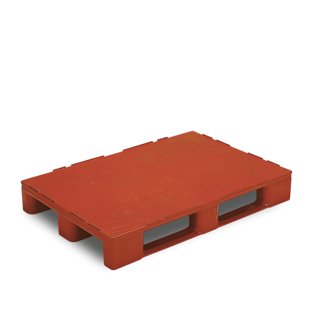 Palette plastique 1200 x 1000 pleine avec renforts métalliques Palette plastique 1200 x 1000 pleine avec renforts métalliques