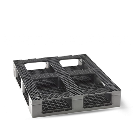 Palette plastique 1200x1000 ajourée très robuste pour industrie Palette plastique 1200x1000 ajourée très robuste pour industrie