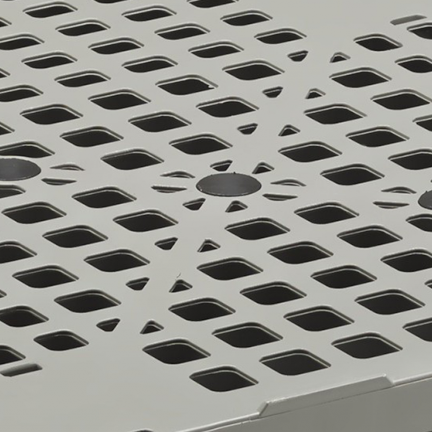 Palette plastique 1200x1000 ajourée très robuste pour industrie Palette plastique 1200x1000 ajourée très robuste pour industrie