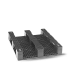 Palette plastique 1200x1000 ajourée très robuste pour industrie Palette plastique 1200x1000 ajourée très robuste pour industrie