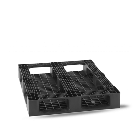 Palette plastique 1200x1000 industrielle ajourée multi-rotations Palette plastique 1200x1000 industrielle ajourée multi-rotations