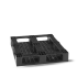 Palette plastique 1200x1000 industrielle ajourée multi-rotations Palette plastique 1200x1000 industrielle ajourée multi-rotations