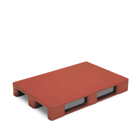 Palette plastique 1200x1000 industrielle pleine et robuste