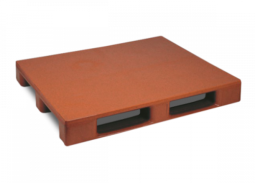 Palette plastique 1200x1000 industrielle pleine et robuste