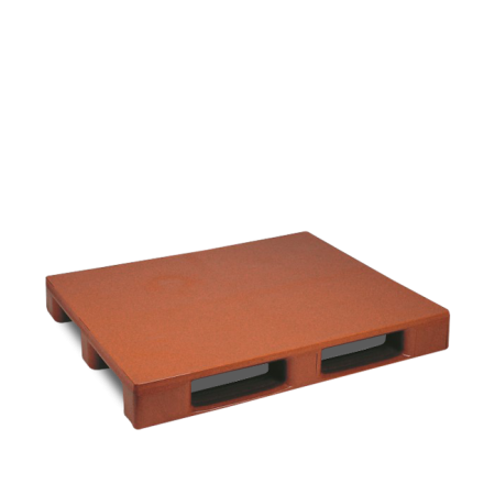 Palette plastique 1200x1000 industrielle pleine et robuste