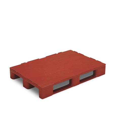 Palette plastique 1200 x 800 industrielle renforcée en PEHD