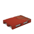 Palette plastique 1200 x 800 industrielle renforcée en PEHD Palette plastique 1200 x 800 industrielle renforcée en PEHD