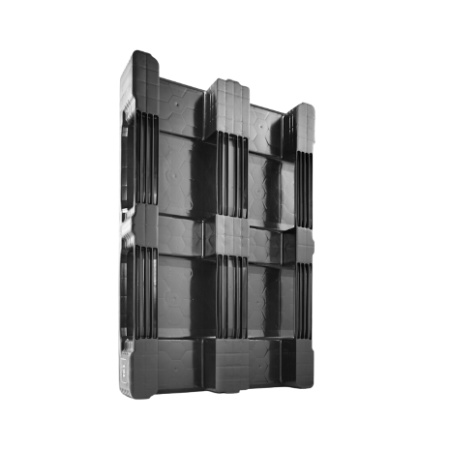 Palette plastique 1200 x 800 pleine régénérée pour stockage industriel Palette plastique 1200 x 800 pleine régénérée pour stockage industriel