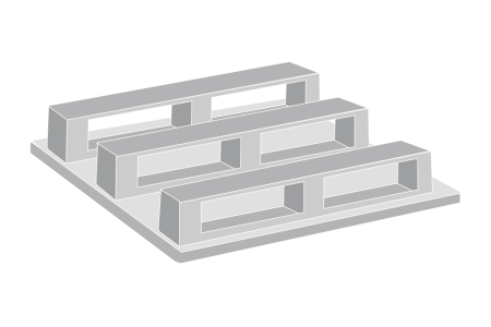 Palette plastique 1200x800 lourde pleine pour transport et stockage Palette plastique 1200x800 lourde pleine pour transport et stockage