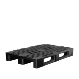 Palette plastique 1200x800 lourde régénérée H1 ajourée pour charges moyennes Palette plastique 1200x800 lourde régénérée H1 ajourée pour charges moyennes