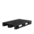 Palette plastique 1200x800 lourde régénérée H1 ajourée pour charges moyennes Palette plastique 1200x800 lourde régénérée H1 ajourée pour charges moyennes