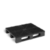 Palette plastique 1200x800 monobloc pour stockage et manutention