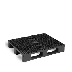 Palette plastique 1200x800 monobloc pour stockage et manutention