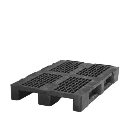 Palette plastique 1200x800 perdue lourde ajourée pour export Palette plastique 1200x800 perdue lourde ajourée pour export