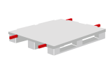 Palette plastique 1200x800 renforcée pour circuits logistiques