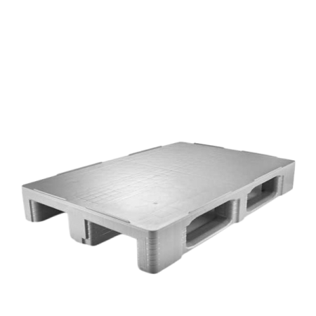 Palette plastique 1200x800 hygiénique pleine à semelles Palette plastique 1200x800 hygiénique pleine à semelles