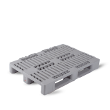 Palette plastique 1200x800 lourde vierge H1 ajourée pour charges moyennes Palette plastique 1200x800 lourde vierge H1 ajourée pour charges moyennes