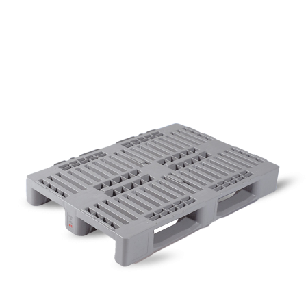 Palette plastique 1200x800 lourde vierge H1 ajourée pour charges moyennes Palette plastique 1200x800 lourde vierge H1 ajourée pour charges moyennes