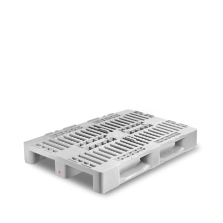 Palette plastique 1200x800 lourde vierge H1 ajourée pour charges moyennes Palette plastique 1200x800 lourde vierge H1 ajourée pour charges moyennes