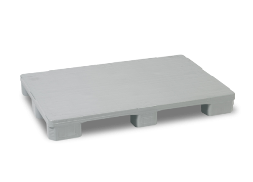 Palette plastique 1200x800 lourde vierge pleine pour charges moyennes