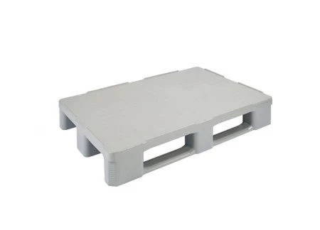 Palette plastique 1200x800 lourde vierge pleine pour charges moyennes