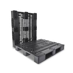 Palette plastique 1200 x 1000 ajourée pour distribution et production