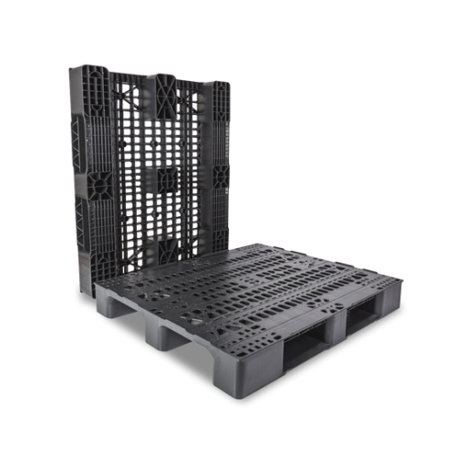 Palette plastique 1200 x 1000 ajourée pour distribution et production