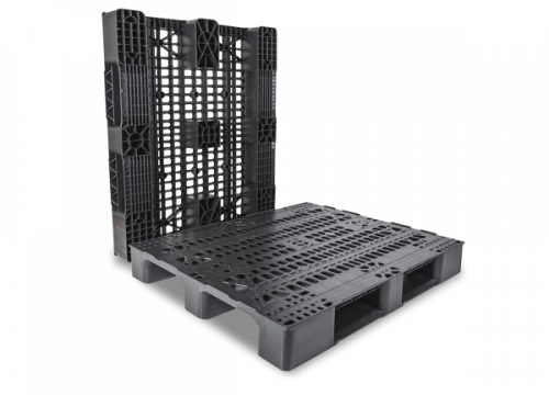 Palette plastique 1200x1000 ajourée pour distribution et production