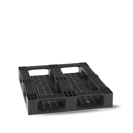 Palette plastique 1200x1000 industrielle ajourée monobloc Palette plastique 1200x1000 industrielle ajourée monobloc