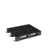 Palette plastique 1200x1000 industrielle ajourée monobloc Palette plastique 1200x1000 industrielle ajourée monobloc