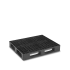 Palette plastique 1200x1000 industrielle ajourée monobloc Palette plastique 1200x1000 industrielle ajourée monobloc
