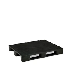 Palette plastique 1200x1000 medium recyclée pleine pour charges lourdes