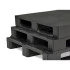 Palette plastique 1200x1000 medium recyclée pleine pour charges lourdes Palette plastique 1200x1000 medium recyclée pleine pour charges lourdes