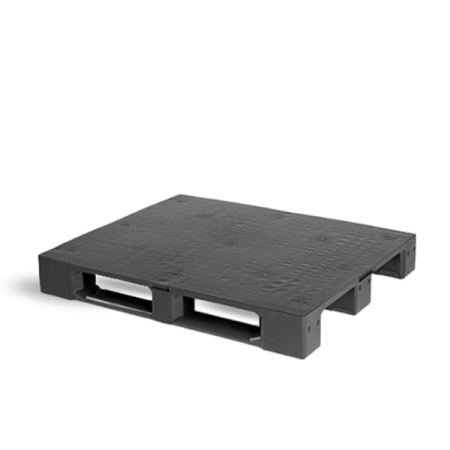 Palette plastique 1200x1000 medium recyclée pleine pour charges moyennes Palette plastique 1200x1000 medium recyclée pleine pour charges moyennes