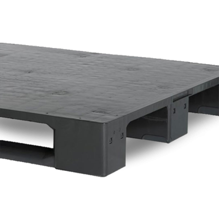 Palette plastique 1200x1000 medium recyclée pleine pour charges moyennes Palette plastique 1200x1000 medium recyclée pleine pour charges moyennes