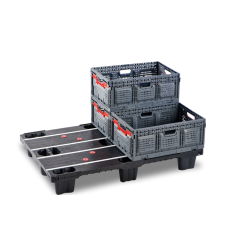 Palette plastique 1200x1000 pour rotations internes Palette plastique 1200x1000 pour rotations internes