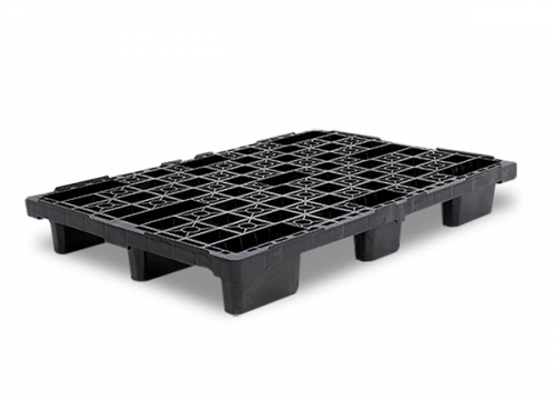 Palette plastique 1200 x 800 ajourée pour l'exportation